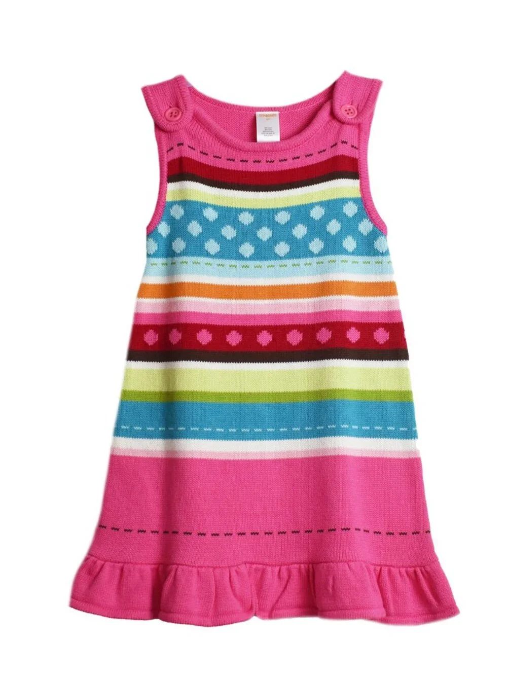 Gymboree Baby Girl’s Dress Sleeveless A-Line Cotton Knit Outfit Size 4T NEW